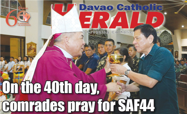 On the 40th day, comrades pray for SAF44
