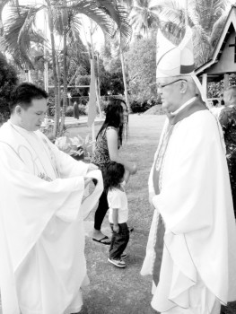 Bp. Afable ug Fr. Lopez