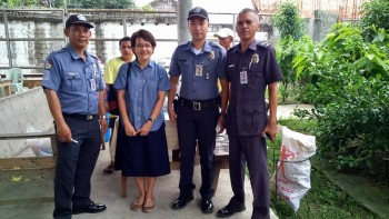 Sr. Sheila and jail officers