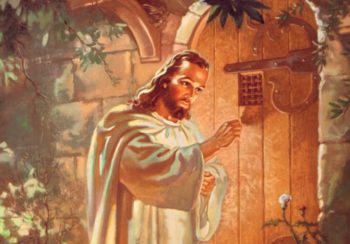 Jesus knocking on door