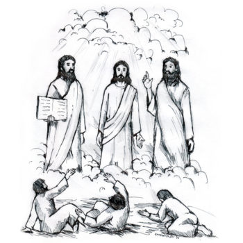 Transfiguration editorial cartoon