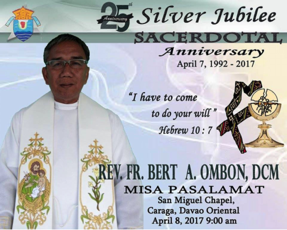 Fr Bert Ombon Sacerdotal