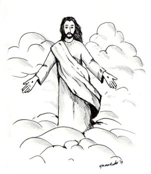 Christ editorial clouds