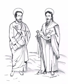 Solemnity of Saints Peter and Paul Editorial Cartoon