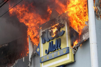 NCCC mall Davao City fire