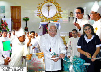 San Miguel Parish Inaugurates New Side Chapel