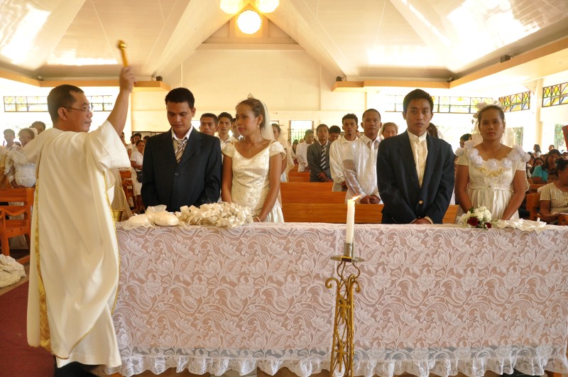 Mass wedding Sta Cruz