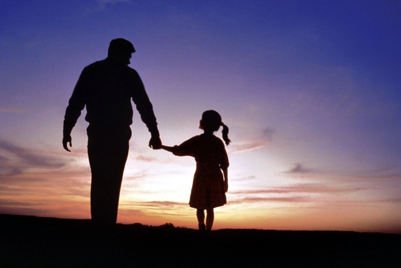 A father is the daughter’s first love. 