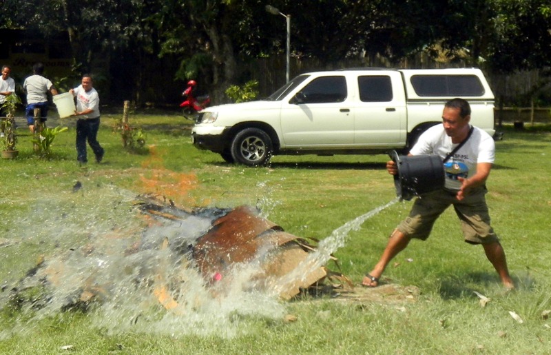 Firefighting training