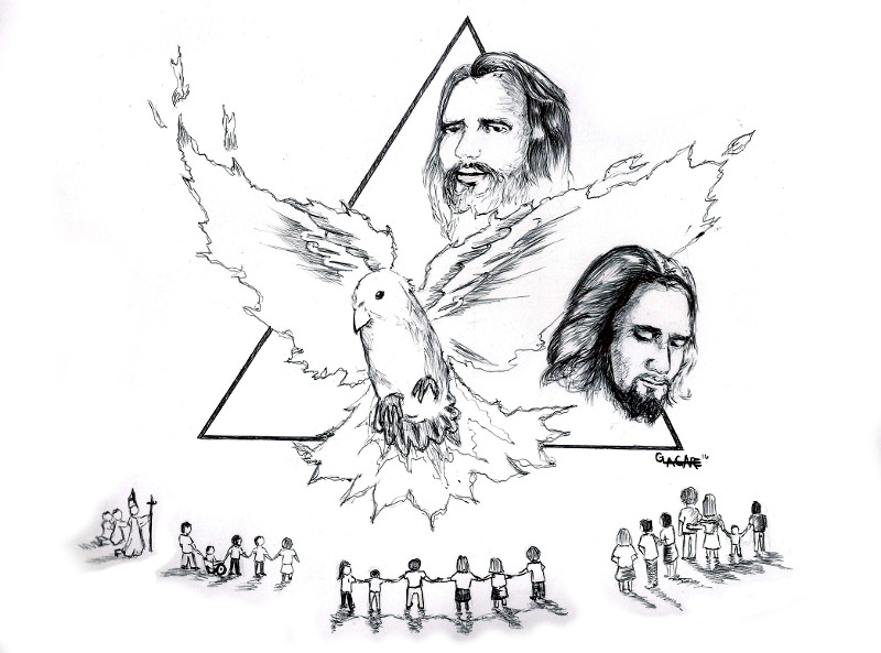 Trinity Cartoon by Glen Lagare