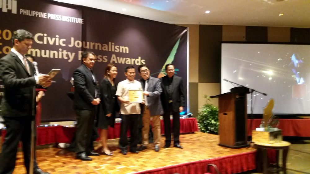 Davao Catholic Herald wins Best in Photojournalism during the 20th National Press Forum