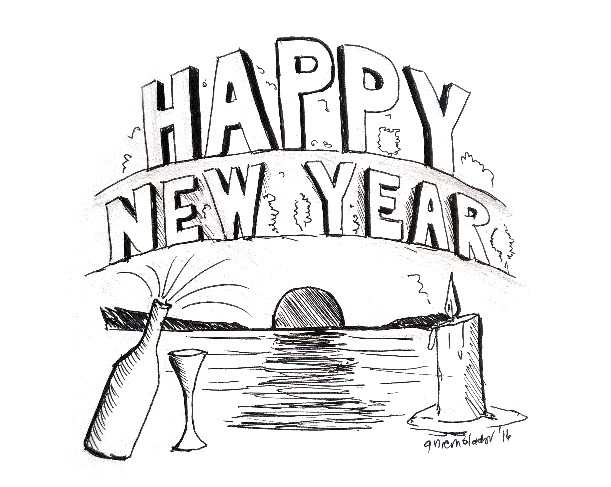 CARICATURE FOR NEW YEAR