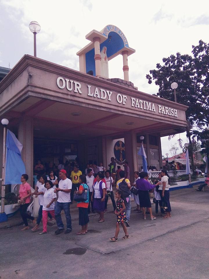 Fatima visit at Our Lady of Fatima Parish Tagum