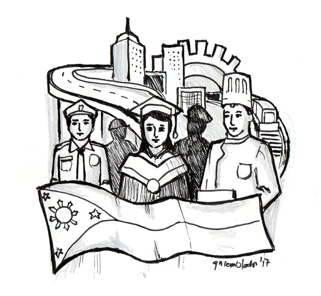 Caricature Labor Day Editorial