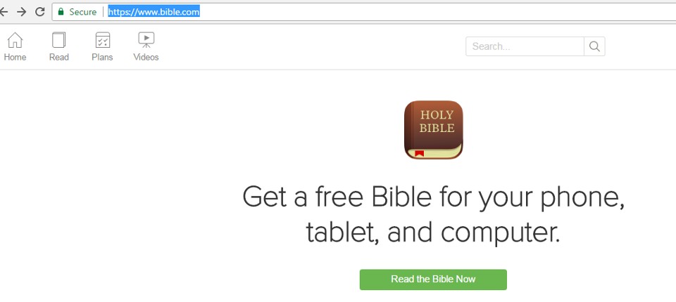Diay ba, sample Bible app