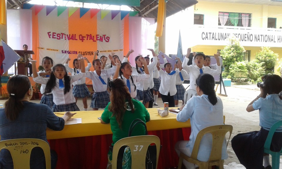 English festival of talents Davao City Division 2017