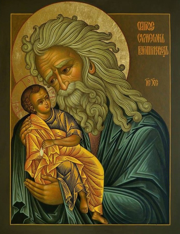 St. Simeon with baby Jesus