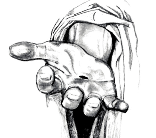editorial Jesus hand