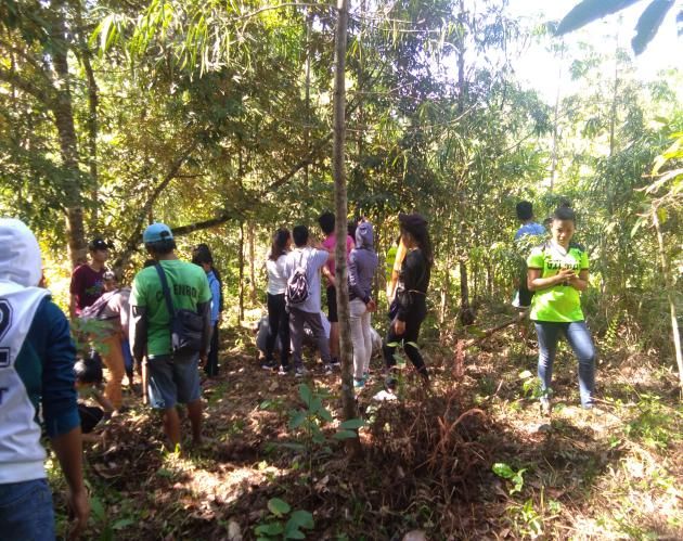 tree planting Barangay Eden SMCC Youth Leaders GKK