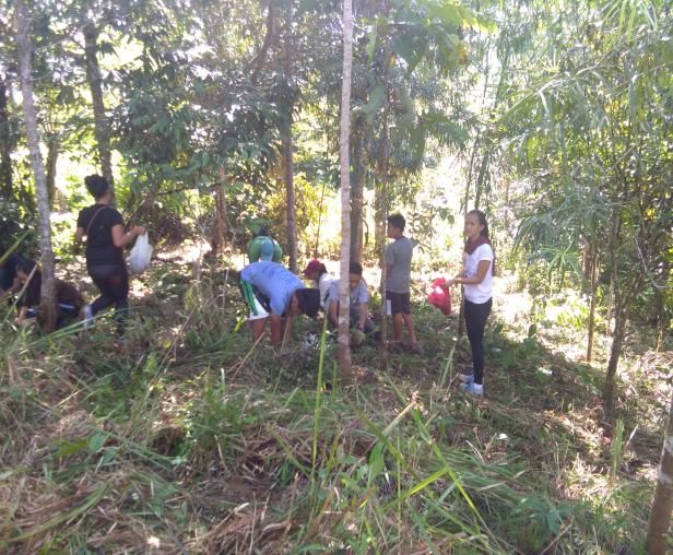 tree planting Barangay Eden SMCC Youth Leaders GKK