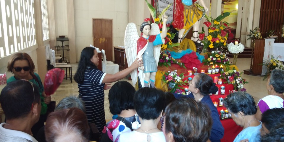 St Michael parish Padada fiesta