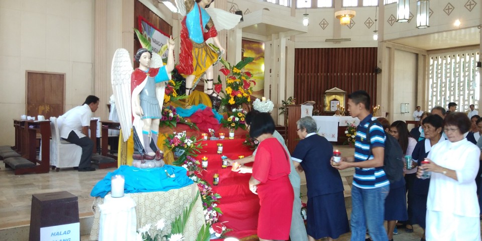 St Michael parish Padada fiesta