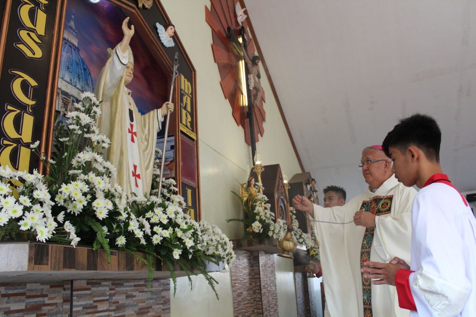 St. John Paul II Parish relic Inawayan, Sta. Cruz