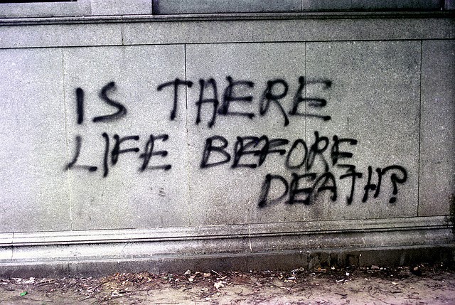 is there life before death graffiti
