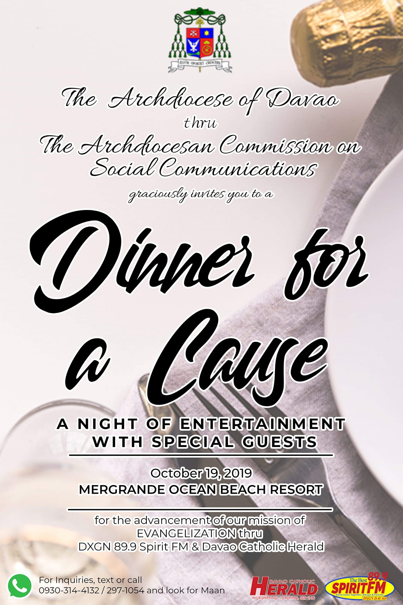 Dinner for a cause 2019