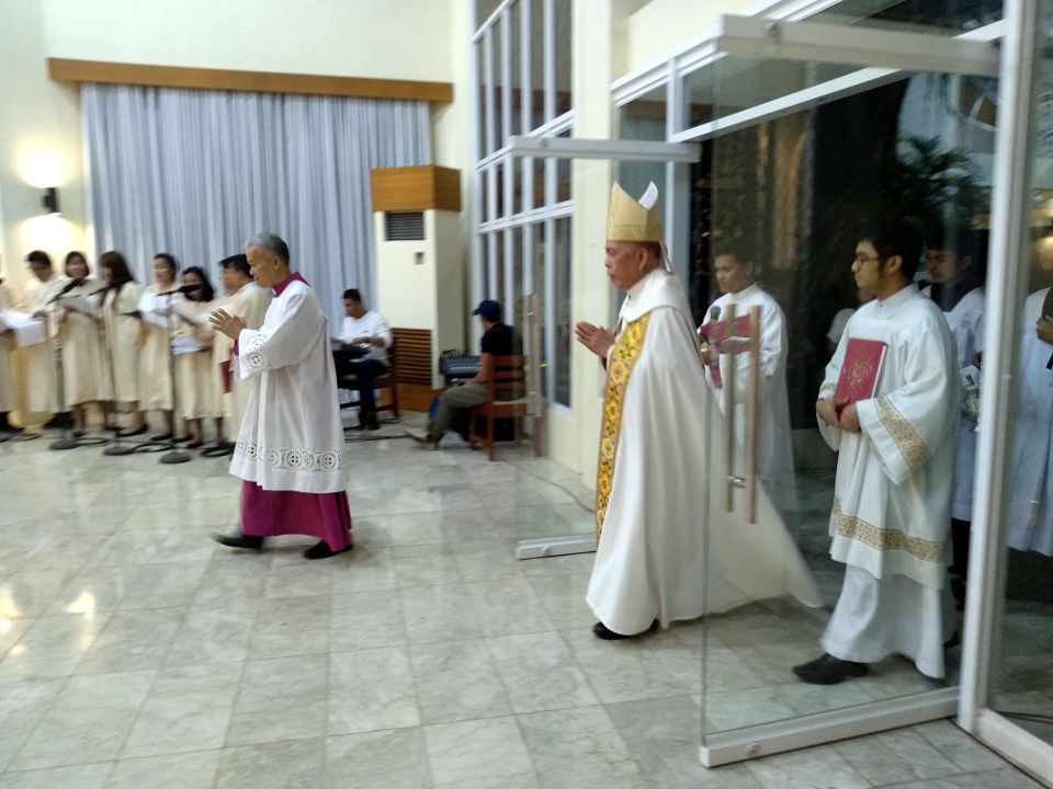 San Pedro Cathedral Blessed Sacrament Chapel Blessing Abp Valles