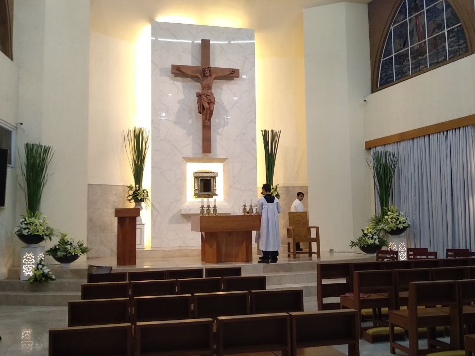San Pedro Cathedral Blessed Sacrament Chapel Blessing