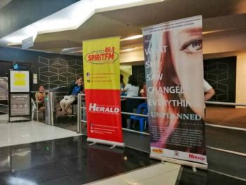 Unplanned movie screening