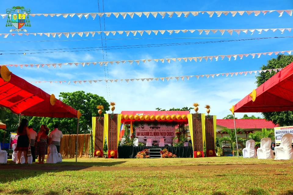 San Salvador del Mundo Parish Caraga restoration turn over