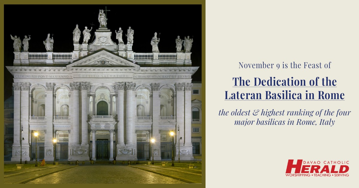 Dedication of the Lateran Basilica Nov 9