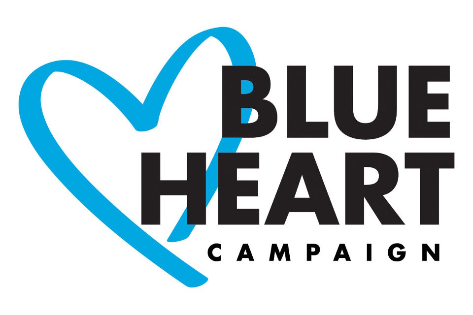 Blue Heart Campaign against human trafficking