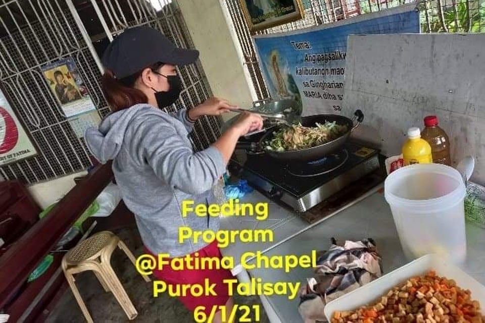 OMPH Feeding program Fatima Chapel Purok Talisay