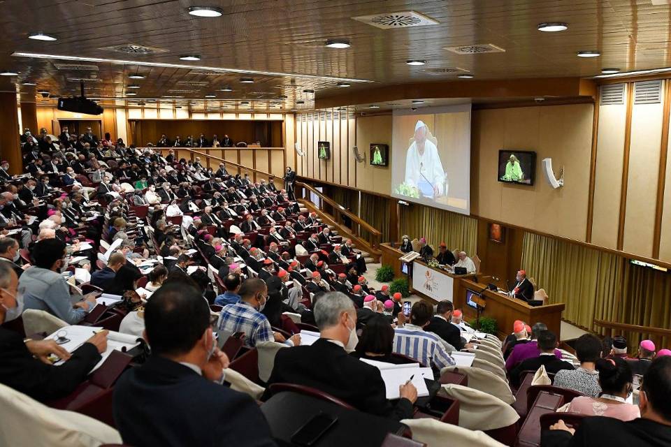 20211009 Pope Francis Synod Vatican Media