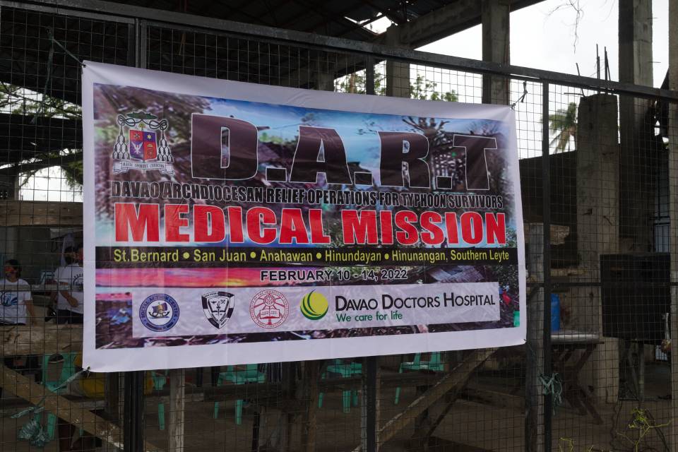 Medical mission Leyte typhoon Odette