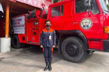 Leonela Davao Light scholar to firefighter