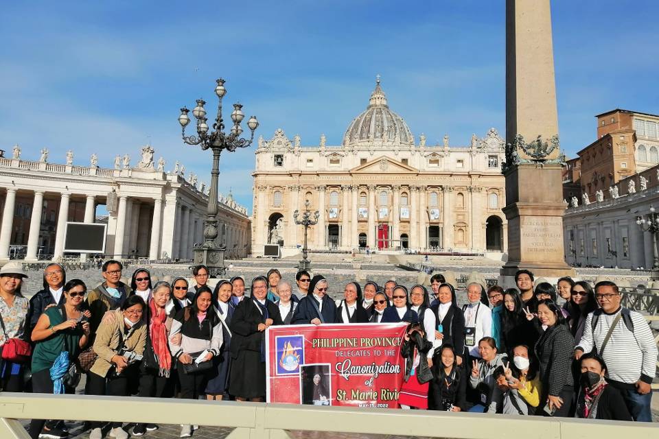 Marie Rivier Canonization Philippine Delegates