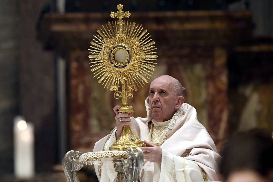 Pope Francis Holy Eucharist