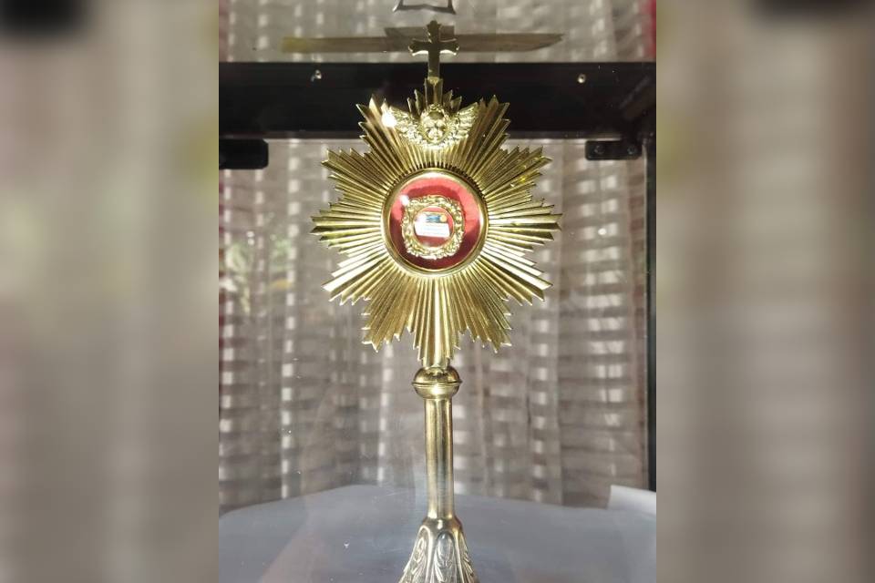 St John Paul II relic 11th fiesta St John Paul II Parish Los Amigos