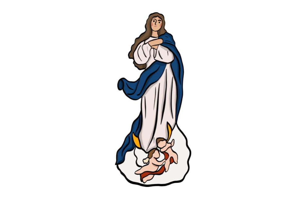 Immaculate Conception stock illustration