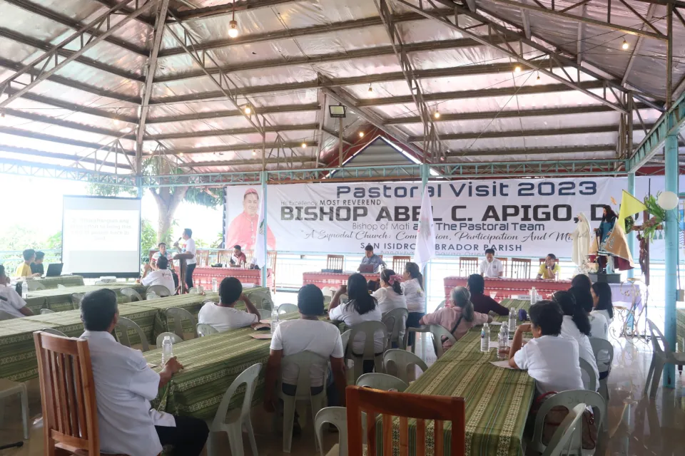Pastoral visit of Most Rev. Abel C. Apigo, DD at San Isidro Labrador Parish DavOr