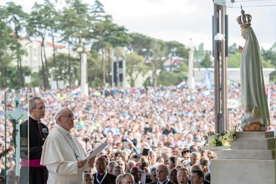 Pope Francis in Fatima, Portugal on May 12, 2017