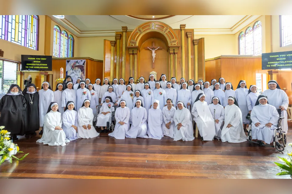 Benedictines Platinum Jubilee of Sr. Mary Gemma Bering, Sr. Mary Judy Maraya, Golden Jubilee of Sr. Mary Gregory Espadera and Silver Jubilee of Sr. Mary Abigail Eliot and Sr. Ma. Isabelle Domingo