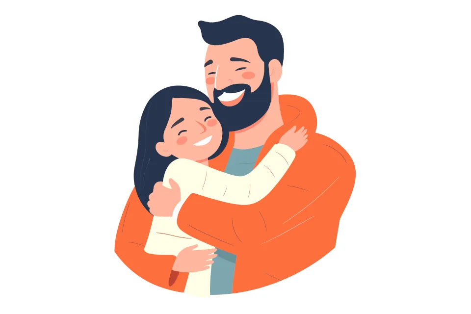 editorial illustration father's day