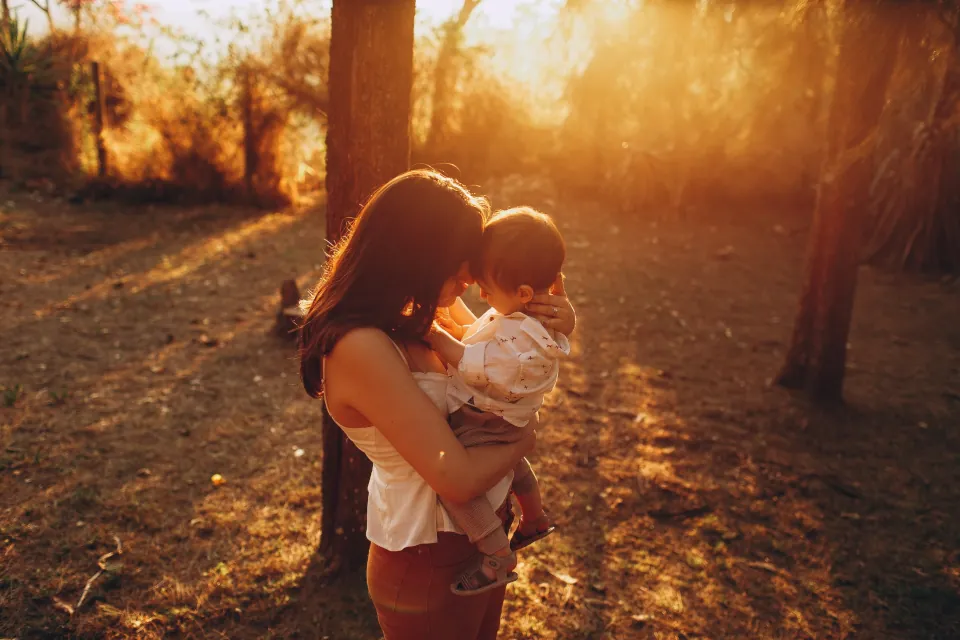 Stock Photo of mother and child by Helena Lopes on unsplash