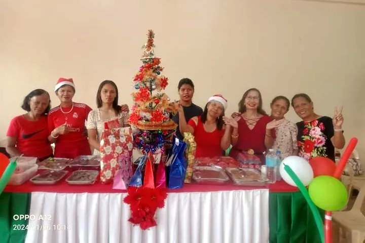 San Roque Parish Malabog Catechists Christmas party Jan 2024