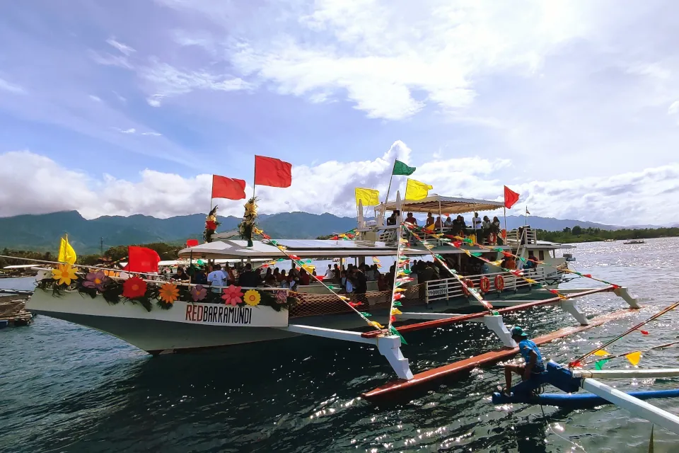 Sto Nino Fluvial Parade at Mabini, Davao de Oro 2024